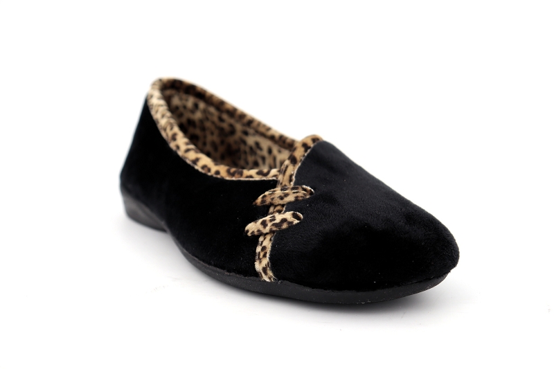 La vague chaussons pantoufles bafa noir7400701_2