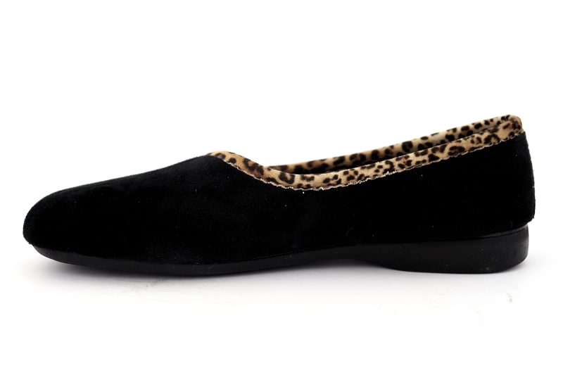 La vague chaussons pantoufles bafa noir7400701_3