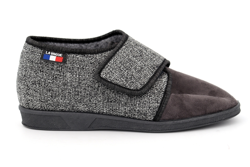 La vague chaussons pantoufles scott gris