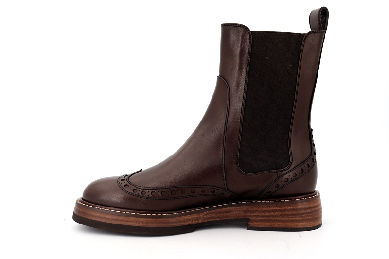 Pertini boots et bottines gometa marron7403801_3