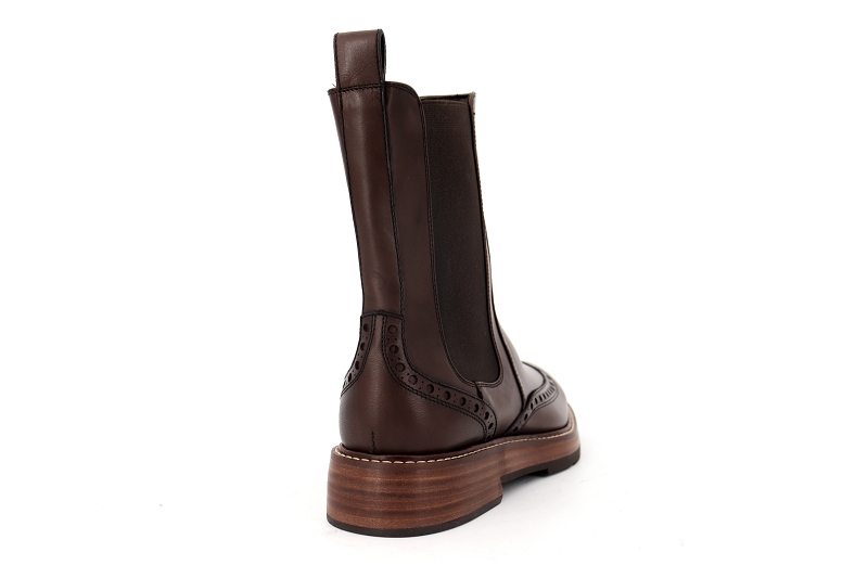 Pertini boots et bottines gometa marron7403801_4