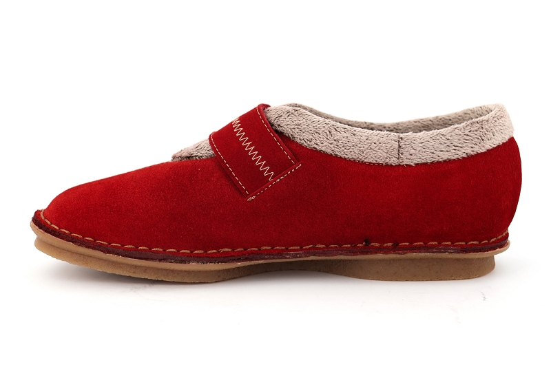 Nordikas chaussons pantoufles perpignan rouge7409601_3