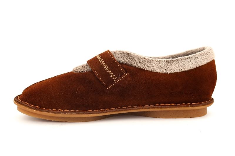 Nordikas chaussons pantoufles perpignan marron7409603_3