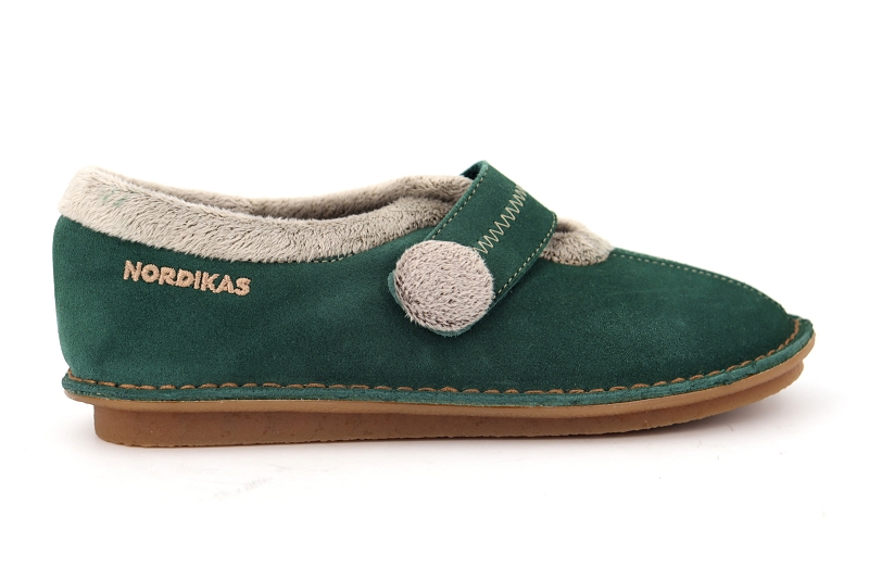 Nordikas chaussons pantoufles perpignan vert