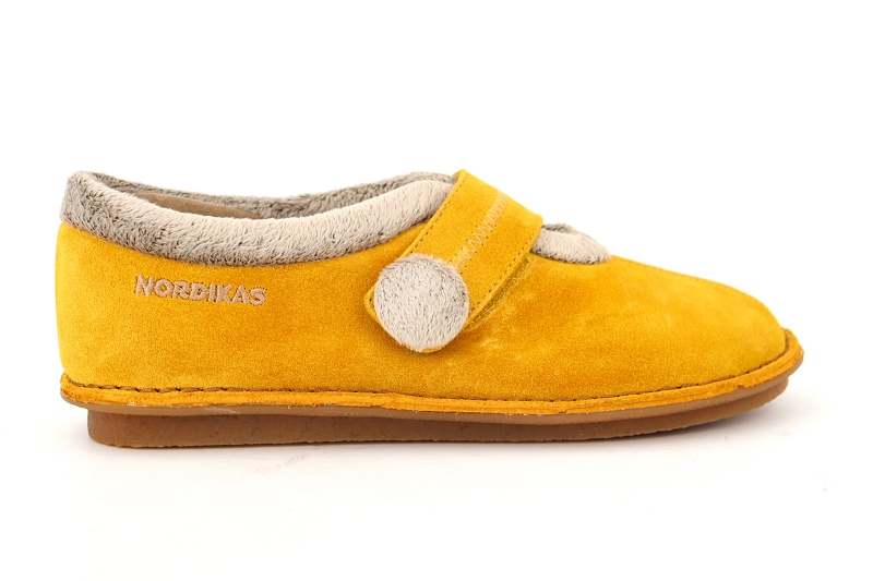 Nordikas chaussons pantoufles perpignan jaune