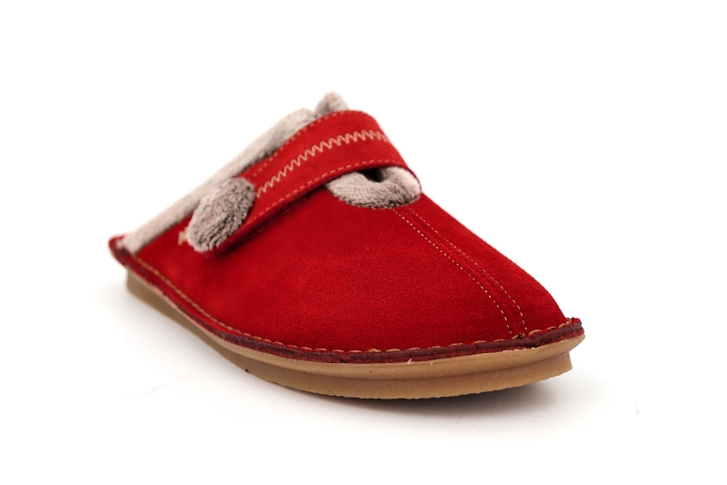 Nordikas chaussons pantoufles bera rouge7409701_2