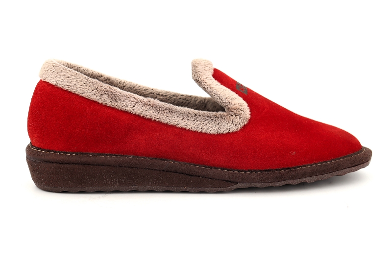 Nordikas chaussons pantoufles bab rouge