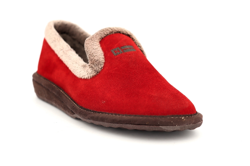 Nordikas chaussons pantoufles bab rouge7409801_2