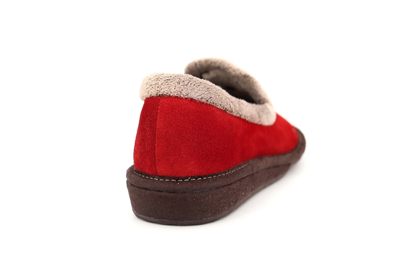 Nordikas chaussons pantoufles bab rouge7409801_4