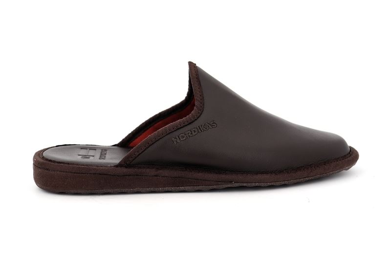 Nordikas chaussons pantoufles casa marron