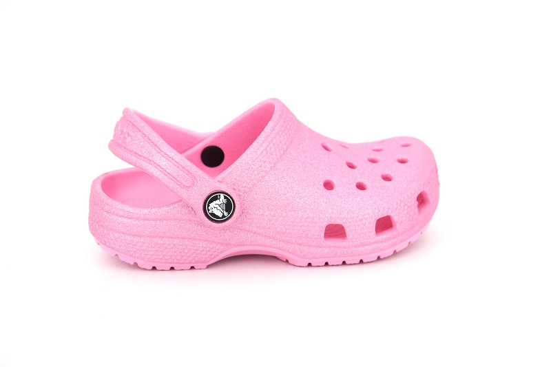 Crocs mules et sabots classic glitter  clog rose