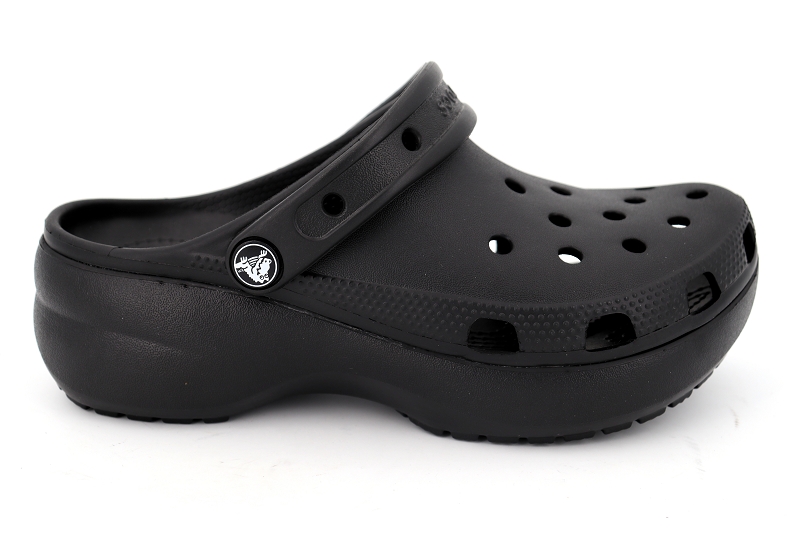 Crocs mules et sabots classic platform clog noir