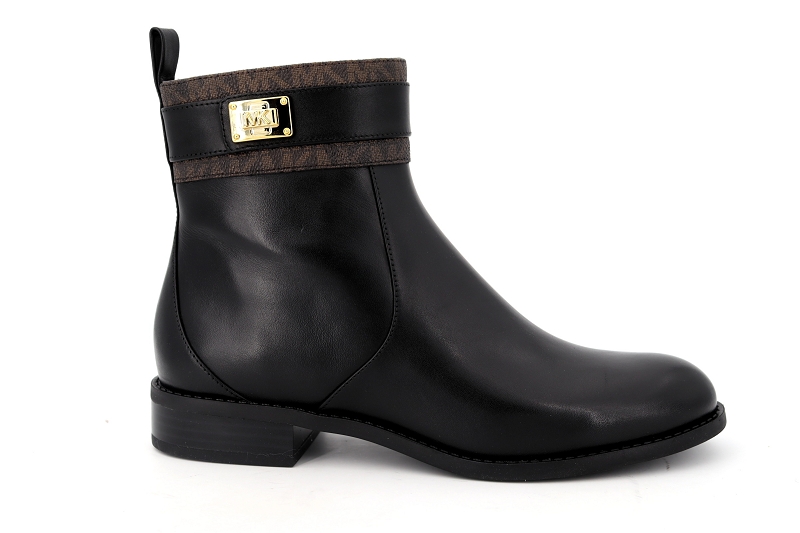 Michael kors boots et bottines padma strap flat bootie noir