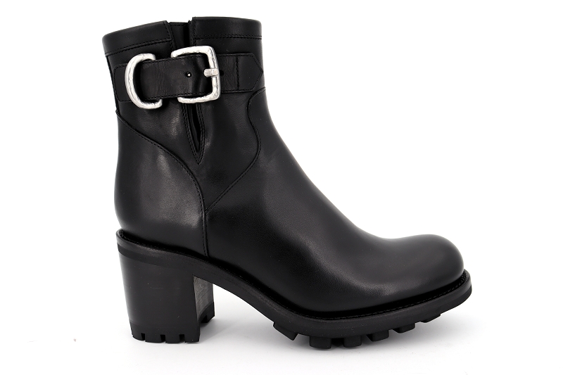 Free lance boots et bottines justy 7 small gero buckle noir
