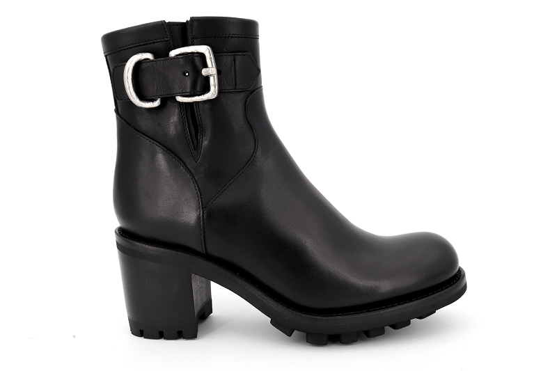 Free lance bottines justy 7 small gero buckle noir