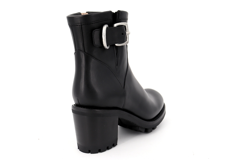 Free lance boots et bottines justy 7 small gero buckle noir7437001_4