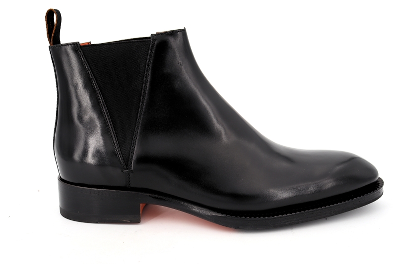 Santoni boots et bottines butress noir