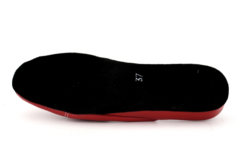 Erel chaussons pantoufles aude rouge7464702_5