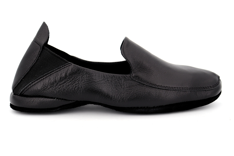 Erel chaussons pantoufles duo noir