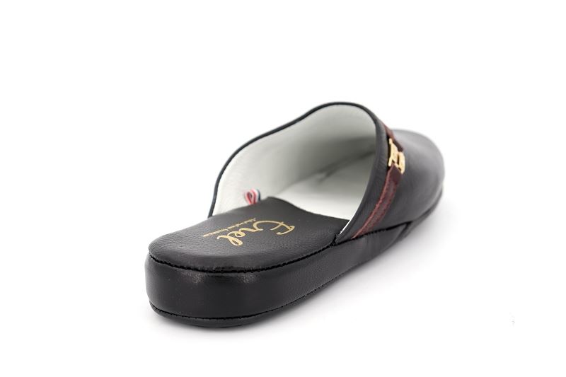 Erel chaussons pantoufles thomas noir7466201_4