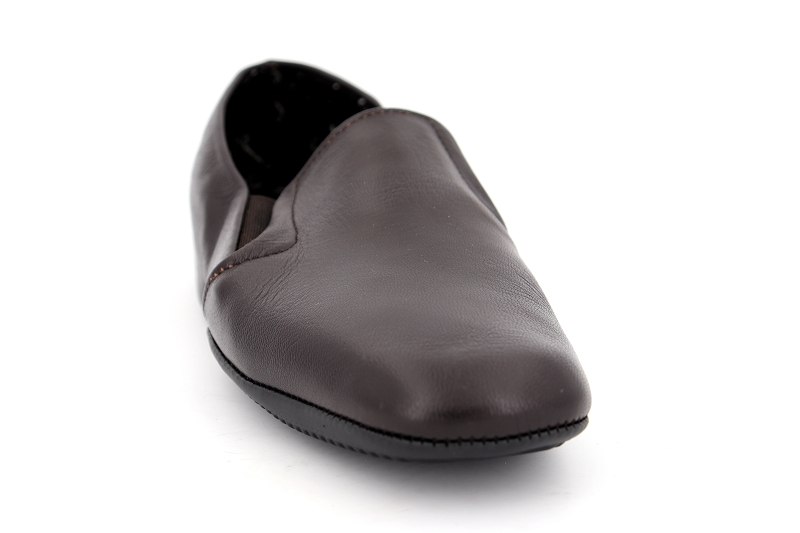 Erel chaussons pantoufles gilberto marron7466502_2