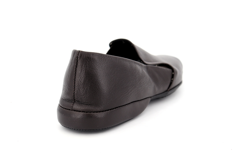 Erel chaussons pantoufles gilberto marron7466502_4