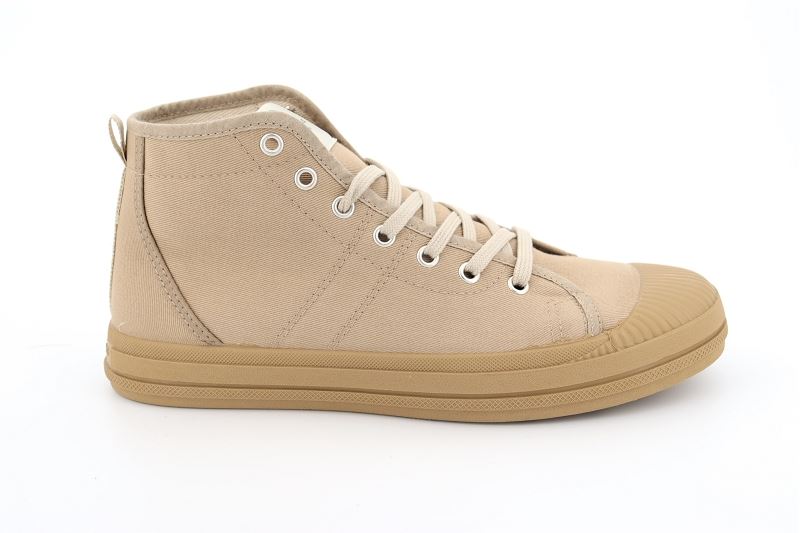 Pataugas baskets montantes etche mid beige