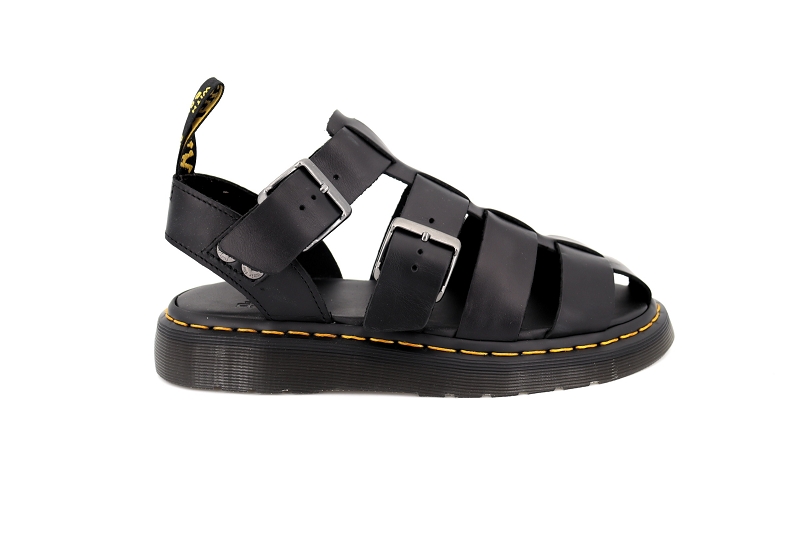 Doc martens sandales nu pieds garin noir