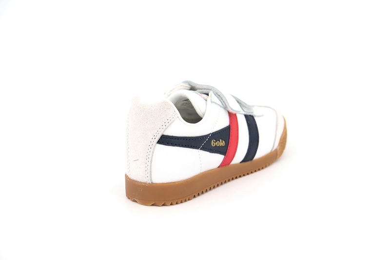 Gola  enf baskets harrier leather strap blanc7473301_4