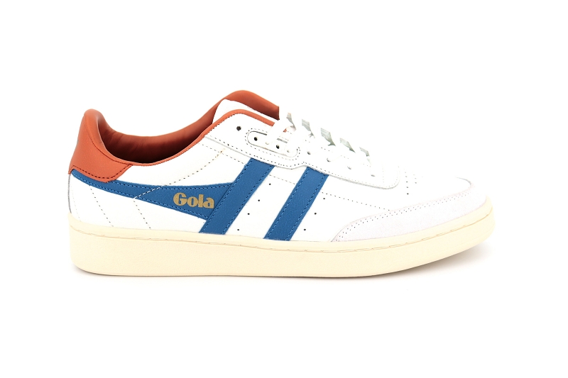 Gola baskets contact leather blanc