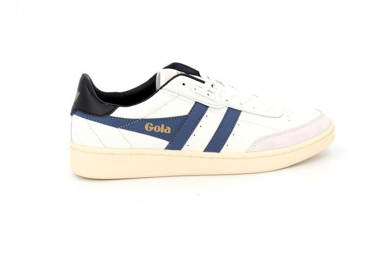 Gola baskets contact leather blanc