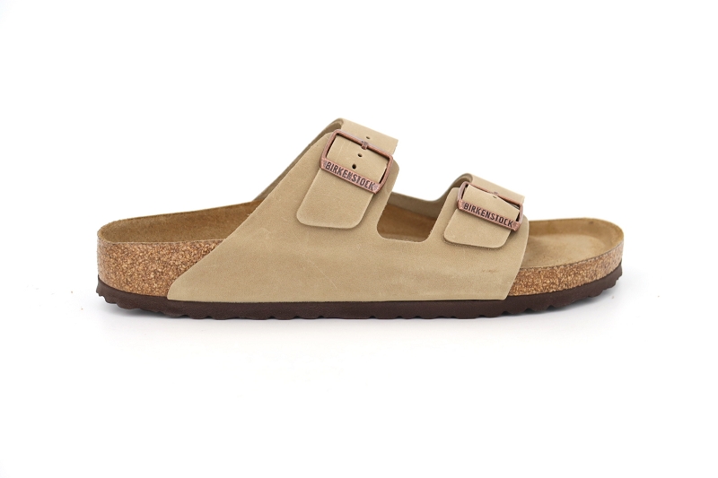 Birkenstock mules et sabots arizona sfb leather oiled beige