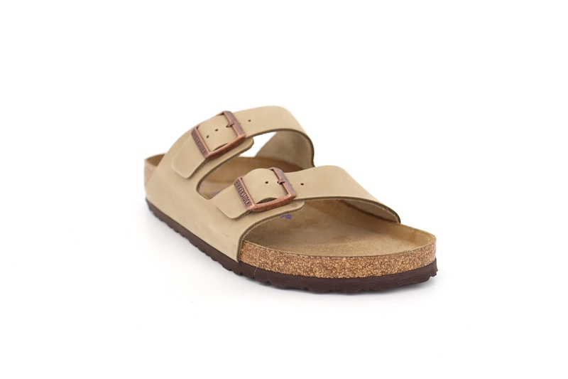 Birkenstock mules et sabots arizona sfb leather oiled beige7479001_2