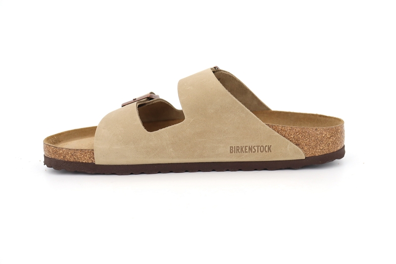 Birkenstock mules et sabots arizona sfb leather oiled beige7479001_3