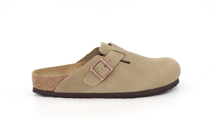 Birkenstock famille boston leather oiled beige