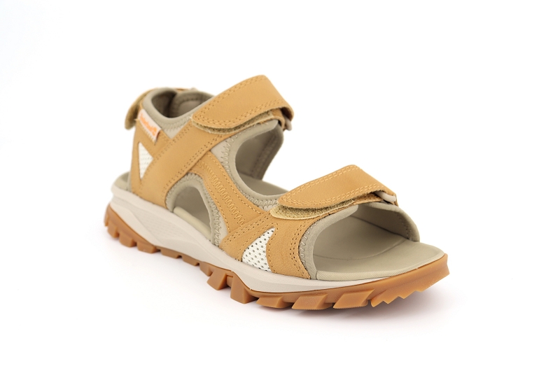 Timberland sandales nu pieds lincoln peak strap sandal marron7481201_2