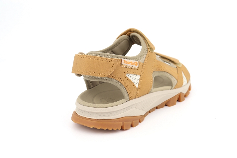 Timberland sandales nu pieds lincoln peak strap sandal marron7481201_4