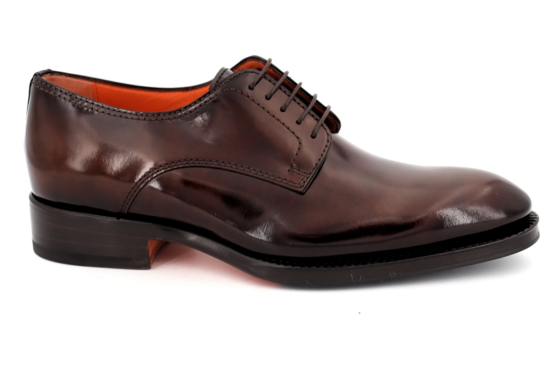 Santoni derbies grim marron