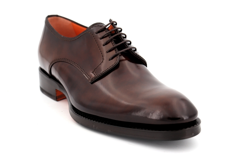 Santoni derbies grim marron7481801_2