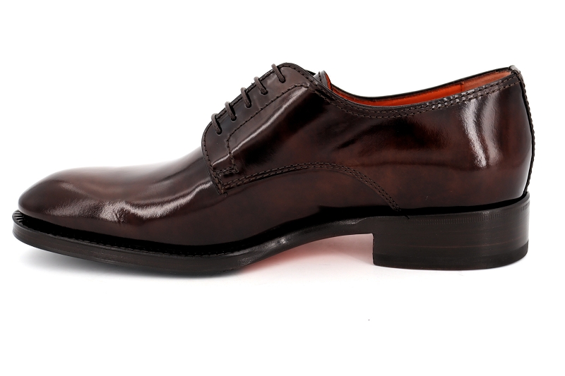 Santoni derbies grim marron7481801_3