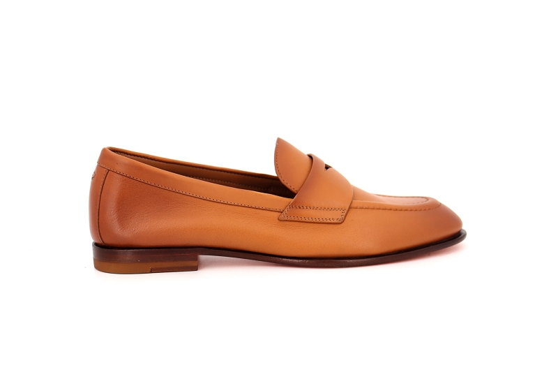 Santoni f mocassins famed marron