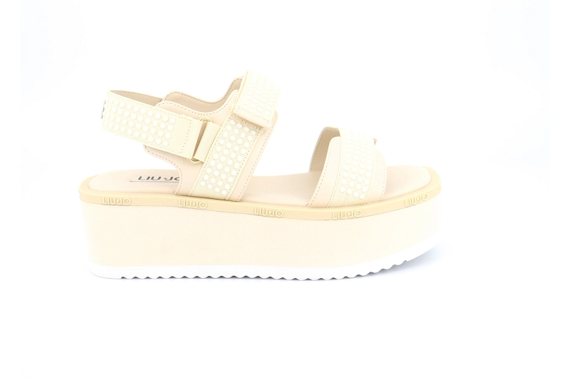 Liu jo sandales nu pieds aba 16 beige