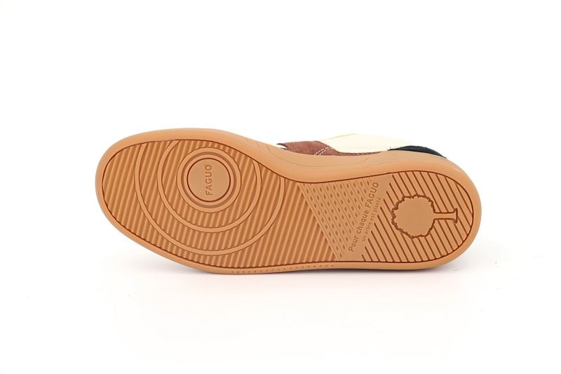 Faguo baskets ceiba leather suede beige7495802_5