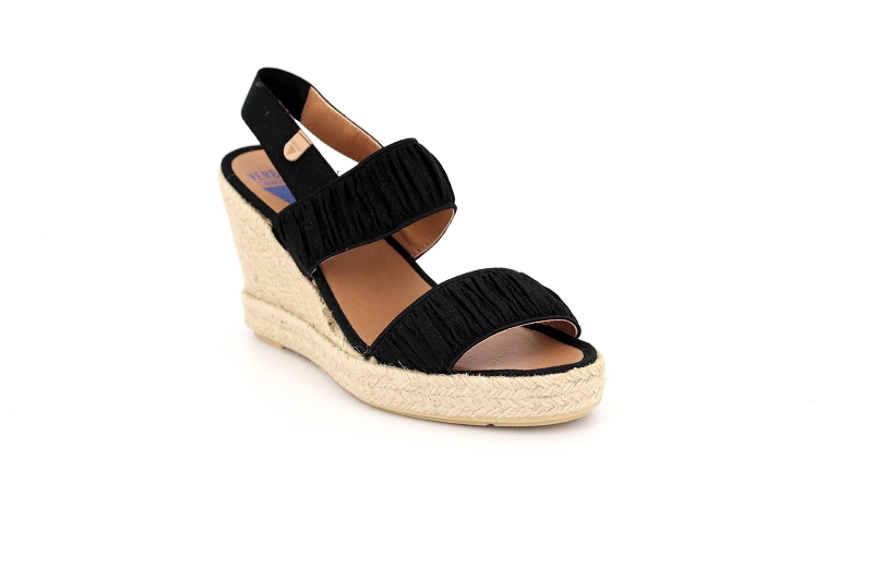 Verbenas chaussures espadrilles sade noir7497101_2