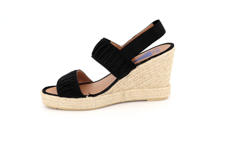 Verbenas chaussures espadrilles sade noir7497101_3