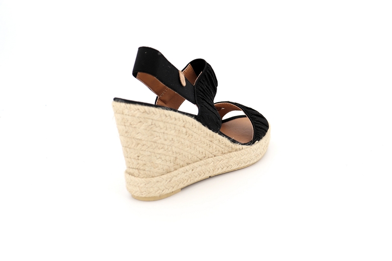 Verbenas chaussures espadrilles sade noir7497101_4