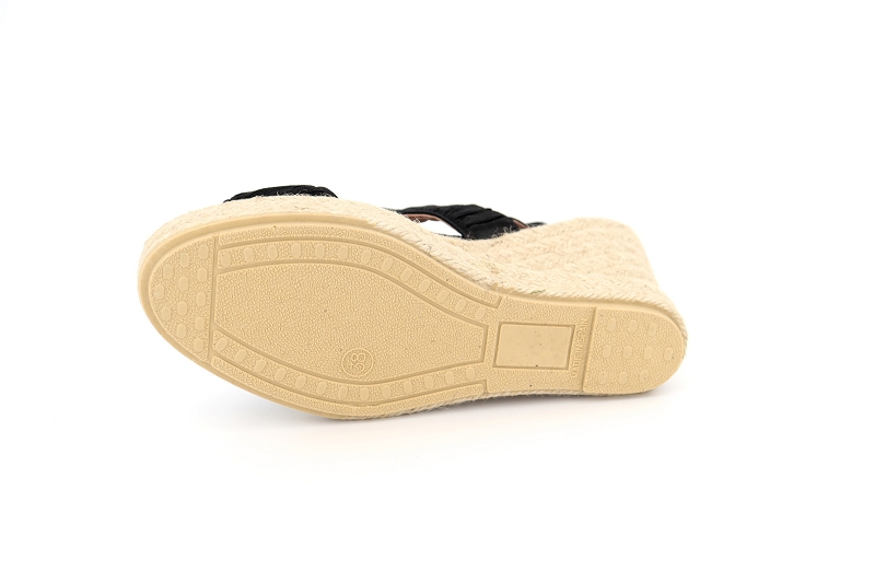 Verbenas chaussures espadrilles sade noir7497101_5