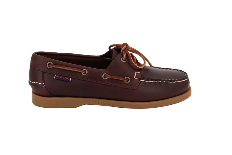 Sebago bateaux docksides portland  wax w marron