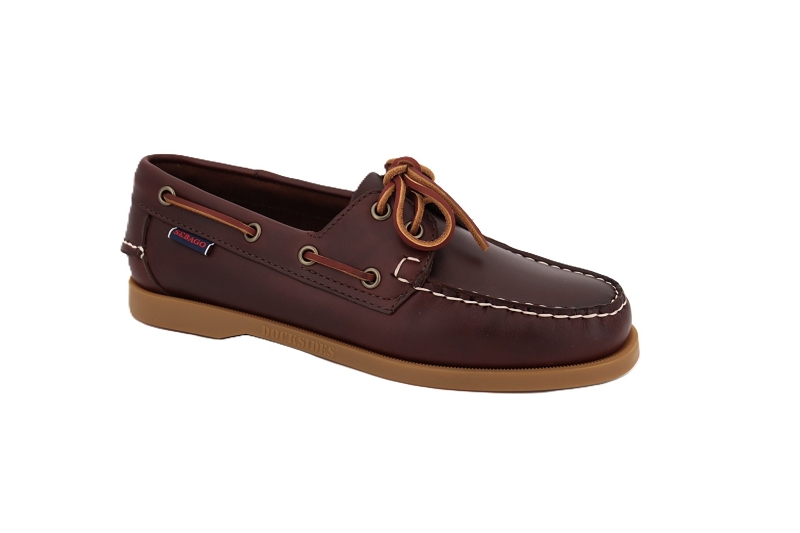 Sebago bateaux docksides portland  wax w marron7497602_2