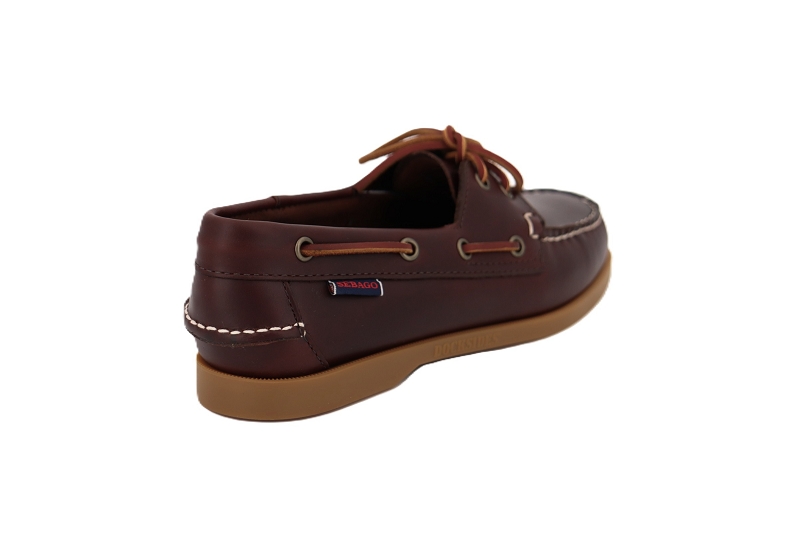 Sebago bateaux docksides portland  wax w marron7497602_4